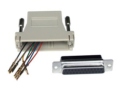 CONNETTORE MODULARE 25 POLI FEMMINA - 8 POLI - RJ45