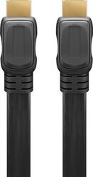 CAVO HDMI PIATTO MT. 3 HIGH SPEED CON ETHERNET COLORE NERO