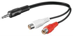 ADATTATORE SDOPPIATORE AUDIO STEREO - MT. 0,20