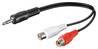 ADATTATORE SDOPPIATORE AUDIO STEREO - MT. 0,20