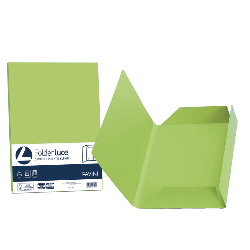 25 cartelline 3 lembi LUCE 200gr 24