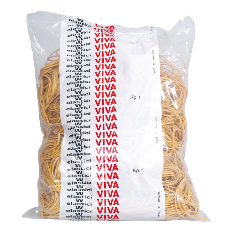 ELASTICO GOMMA GIALLO Ã30 SACCO DA 1KG