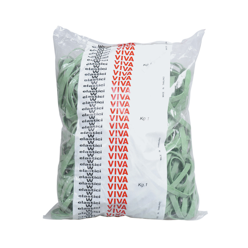 ELASTICO FETTUCCIA VERDE Ã70 T5 SACCO DA 1KG