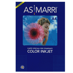 Carta fotografica inkjet A4 190gr 50Fg COLOR PHOTO SATINATA 8106 ASMarri