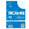RICAMBI FORATI A4 5MM QUAXIMA 40FG 80GR PIGNA