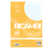 RICAMBI FORATI A4 5mm c/marg QUAXIMA 40FG 80GR PIGNA