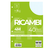 RICAMBI FORATI A5 4MM 80GR QUAXIMA 40FG 80GR PIGNA