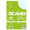 RICAMBI FORATI A4 4MM QUAXIMA 40FG 80GR PIGNA