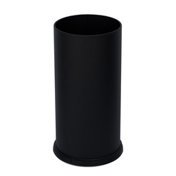 Portaombrelli Steel con vaschetta interna 22L in acciaio nero Stilcasa