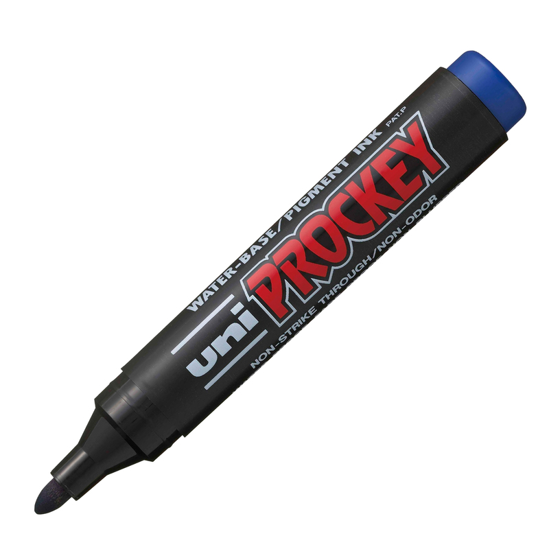 Marcatore UNI PROCKEY M122 p.tonda blu UNI MITSUBISHI