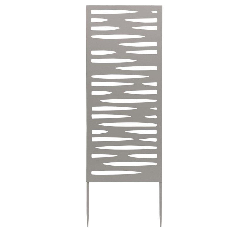 Pannello decorativo in metallo grigio 30x90cm Verdemax
