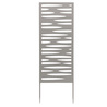 Pannello decorativo in metallo grigio 30x90cm Verdemax