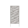 Pannello decorativo in metallo grigio 50x100cm Verdemax