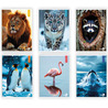 Maxiquaderno A4 40fg+2 80gr 5mm Animal BM