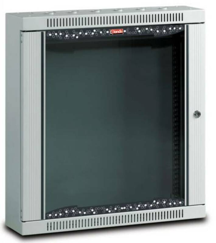 ARMADIO A MURO PER RETI E APPARATI ELETTRICI 6 UNITA' 19" PROFONDITA' 150 MM.