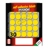 Etichetta adesiva giallo tonda Ã22mm (10fogli x 30etichette) Markin