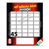 Etichetta adesiva bianca 21x14mm (10fogli x 45etichette) Markin