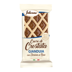 Cuor di crostata gianduia 60gr Falcone