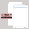 500 buste sacco COMPETITOR FSCÂ® bianca strip adesivo 230x330mm 80gr Pigna