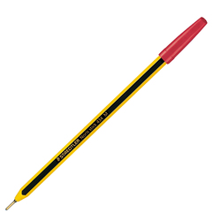 Scatola 20 penna a sfera 434 Noris Stick rosso 1