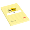 BLOCCO 100fg Post-itR Giallo Canary 102x152mm GIALLO A RIGHE 660