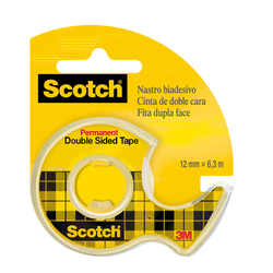 NASTRO BIADESIVO ScotchR 6,3MTX12MM 665-136D PERMANENTE S/LINER IN CHIOCCIOLA