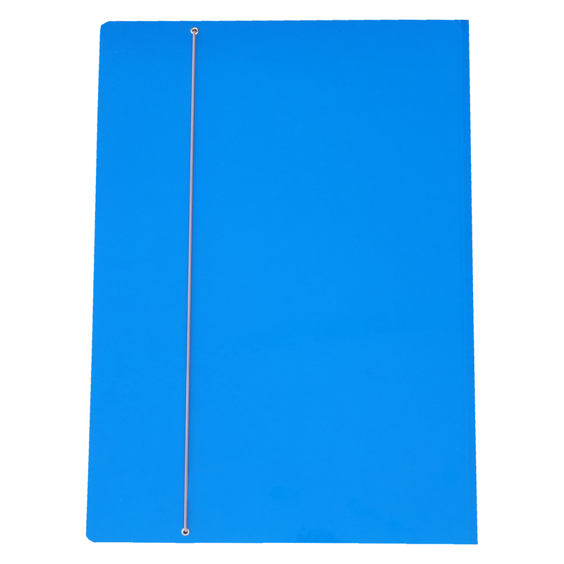 CARTELLINA C/ELASTICO CARTONE PLASTIFICATO 35X50CM AZZURRO 35EL
