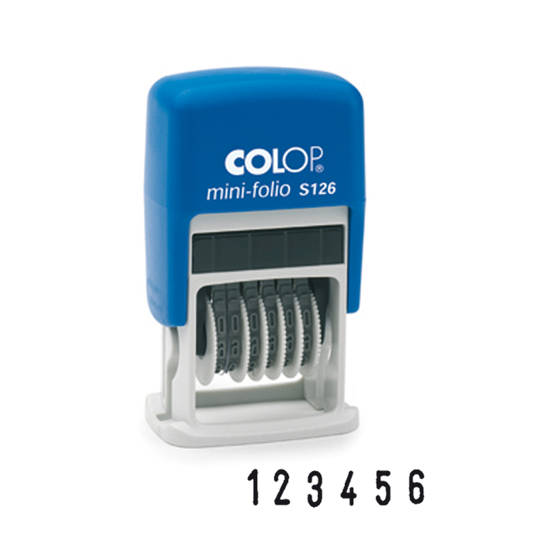 Timbro mini numeratore S126 6colonne 3