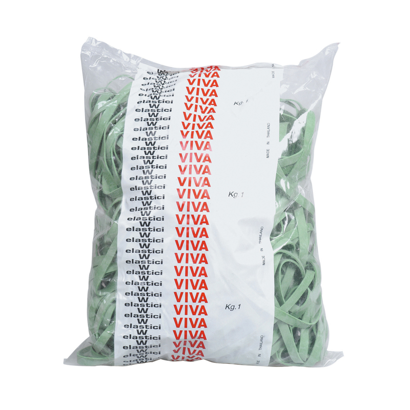 ELASTICO FETTUCCIA VERDE D150 T8 SACCO DA 1KG