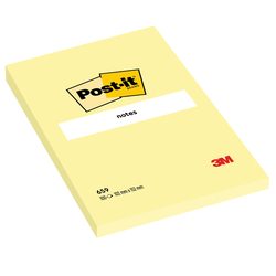 BLOCCO 100fg Post-itÂ® Giallo CanaryÂ 102x152mm 659
