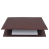 SOTTOMANI DOPPIO IN SIMILPELLE 48X32CM ART.2190 MARRONE City Time