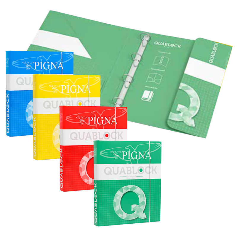 RACCOGLITORE/ANELLI QUABLOCK A4 26X32X4CM PIGNA