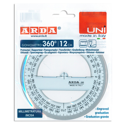 GONIOMETRO UNI ARDA 360  12CM