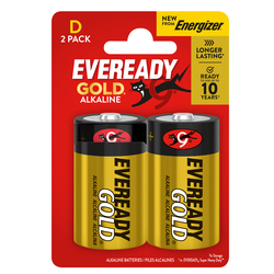 BLISTER 2 PILE TORCIA ALKALINE D 1,5V ENERGIZER