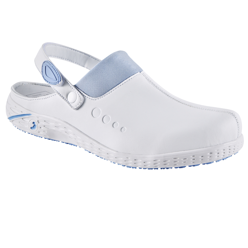 Zoccolo Dany tg 39 bianco/azzurro Safety Jogger