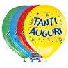 Busta 8 palloncini in lattice D30cm Tanti auguri Big Party