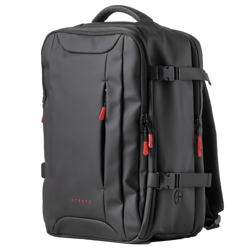 Zaino Cabin Bag Drop2Go gomma antipioggia dim. 25x20x40cm nero InTempo