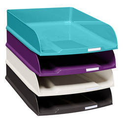 Set da 4 Vaschette portacorrispondenza  Combo Styli Titane - 4 Colori assortiti