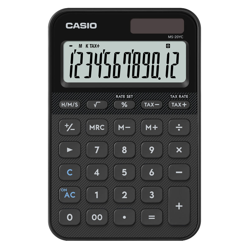 Calcolatrice da tavolo MS-20YC nero Casio