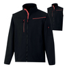 Softshell 2in1 Soccia tg XL nero/rosso Deltaplus