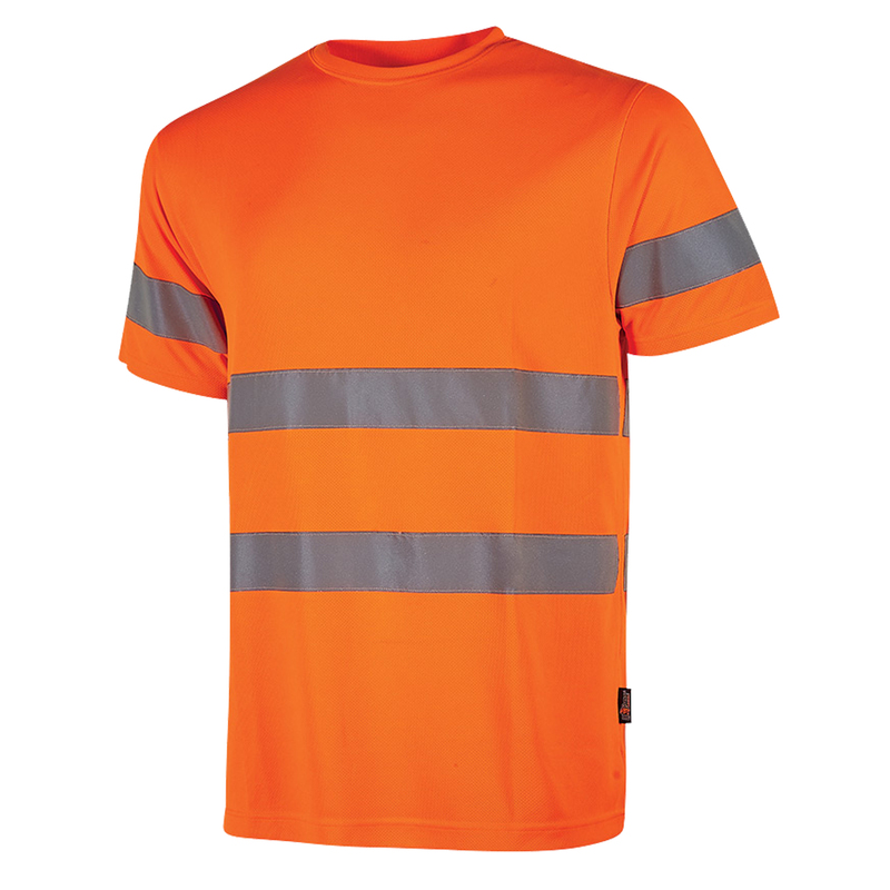 Pack 3 T-shirt alta visibilitA' Mizar manica corta tg XXL arancio fluo U-Power