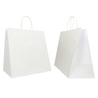 25 Shoppers in carta kraft 28x17x29cm Twisted Large bianco