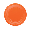 25 piatti piani D18cm Ecocolor biodegradabile arancione Big Party