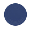 25 piatti piani D18cm Ecocolor biodegradabile blu notte Big Party