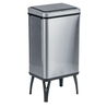 Gettacarte pieghevole Houdini 40L 35,5x26x71,5cm inox/nero Medial
