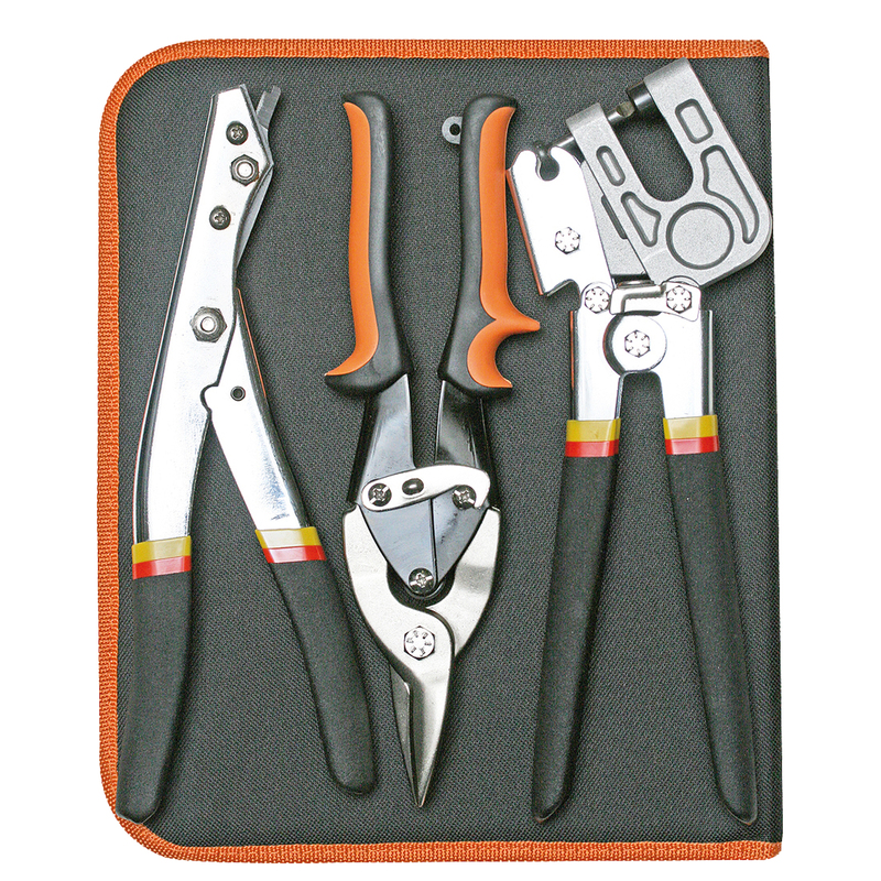 Kit con 3 attrezzi per cartongessoe 10 inserti per viti Fischer Darex