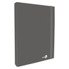 Cartella progetto con elastico dorso 3 cm, grigio scuro BM