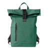 Zaino Roll-top Drop gomma antipioggia dim. 30x42x14cm verde InTempo