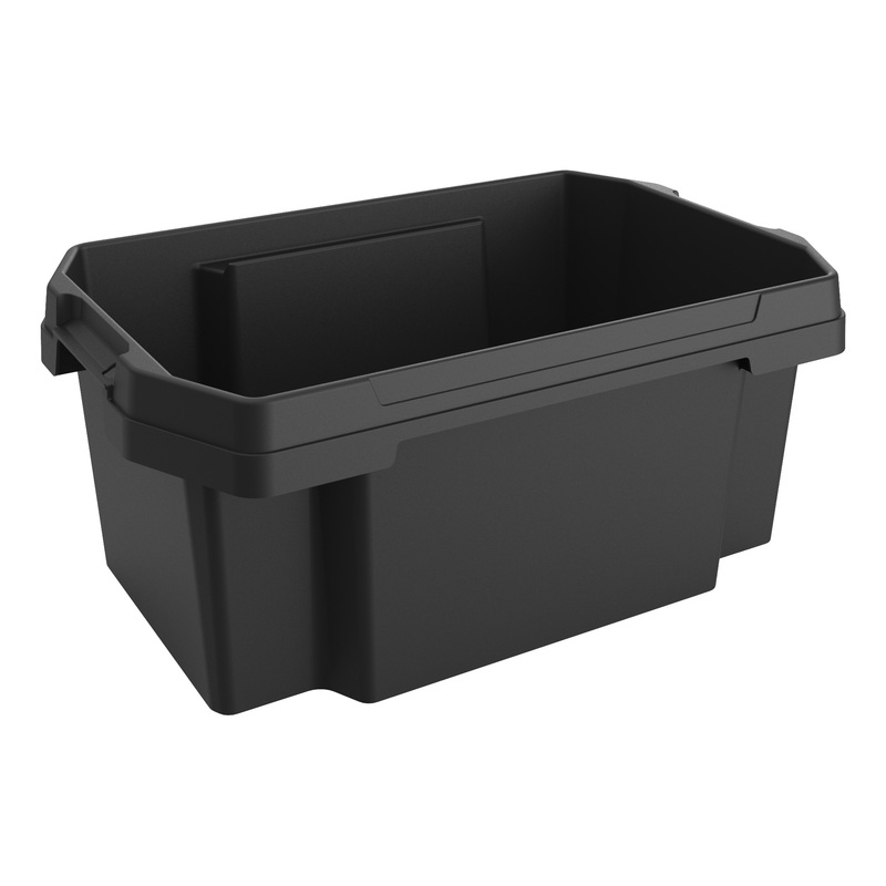 Contenitore 40L FABER BOX multiuso nero Terry