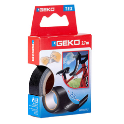 Nastro adesivo telato Tex nero 19mmx2,7mt Geko